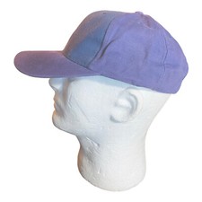 Vintage Blank Craft Hat Light Plum Matt Brushed Cotton Trucker Buckle Cap 2 Tone