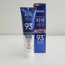 MEDIAN Dental IQ 93% Toothpaste 120g 4-Type Blue Red White Green Made in korea