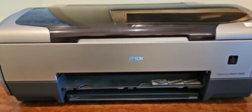 Epson Stylus Photo Printer R1800 Wide Format Inkjet power tested, Needs New Ink