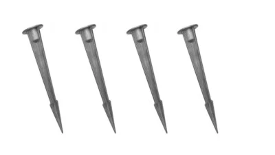 HEGAPRO Picchetto da Terra 160mm per Proiettore LED Faretto Proiettore Lampada Faretto Ancoraggio a Terra 4 Pezzi