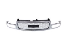 Chrome Round Front Grille Assembly Replacement Fit 01-06 Yukon Denali Xl 1500