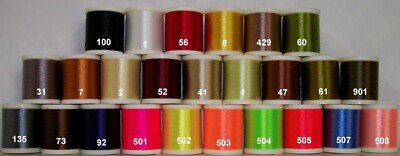 Danville 210 DENIER FLYMASTER PLUS WAXED THREAD 100 Yard Spool Fly & Jig Tying