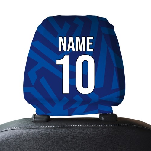 London Azules 1992 Hogar Retro Fútbol Camisa Paquete 2 Coche Seat Reposacabezas - Imagen 3 de 4