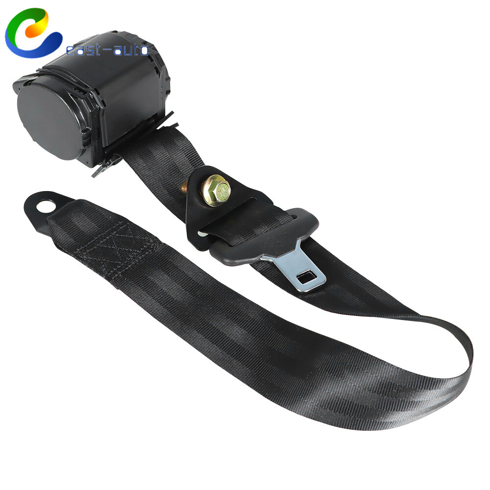 Universal 3 Point Retractable Car Seat Belt Bolt Automatic Safety Strap