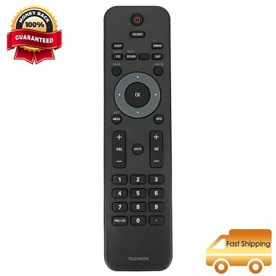 New TV Remote for Phil-ips TV 32PFL3504D/F7 19PFL3504D 32PFL3514D 22PFL3504
