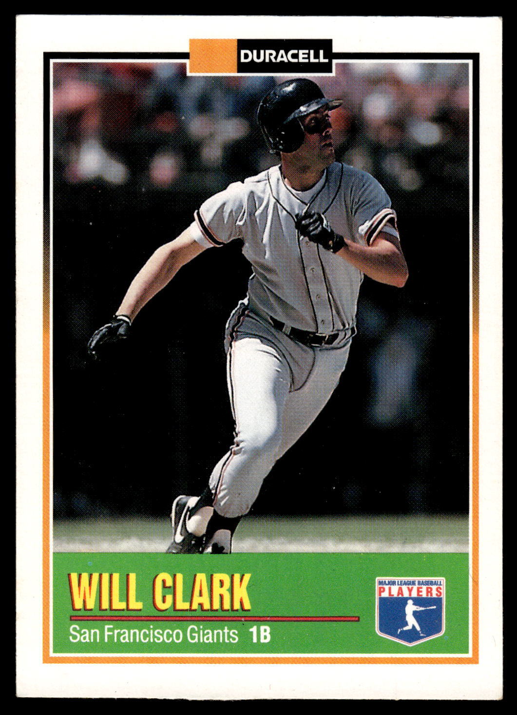 1993 Duracell Power Players I #22 Will Clark NRMT or Better