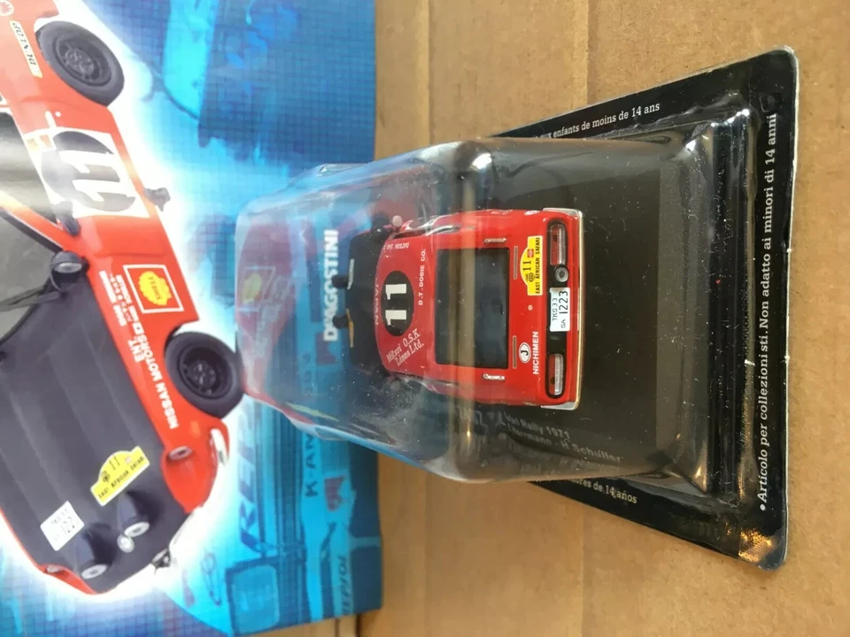 DATSUN 240 Z 240Z SAFARI RALLY 1971 HERRMANN SCHULLER ALTAYA IXO DE AGOSTINI - Immagine 4 di 4