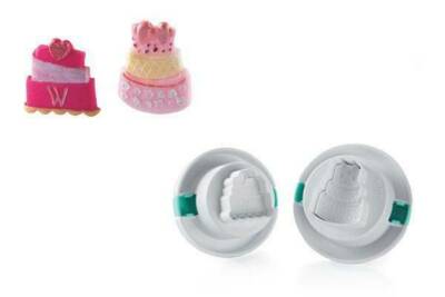 2er Set Auswurf Nudelschneider TAG05, Mini-Cake, Marke Silikomart, Original, 3D