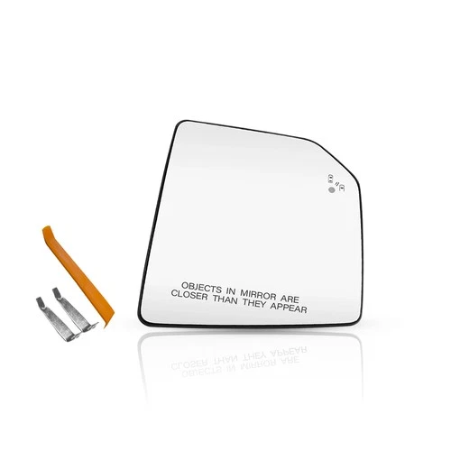 Passenger Side Mirror Glass Heated Blind Spot Sensor Fit 2015-2021 Ford F150