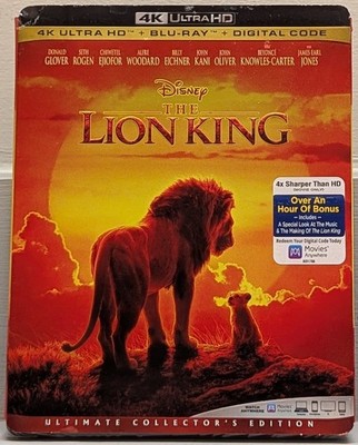 Lion King Ultimate Collector Edition 4K Ultra HD + Blu-ray New