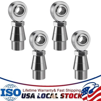2set 5/8'' Joint Rod End Kit Left & Right Hand Thread Tube Adapters w/ Jam Nut US