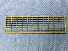 ANTIQUE LARGE 31 X 9” CAST IRON FLOOR VENT REGISTER COVER AIR GRATE