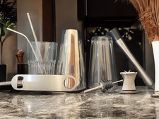 kit barman con strumenti per cocktail di alta qualita'  vari colori