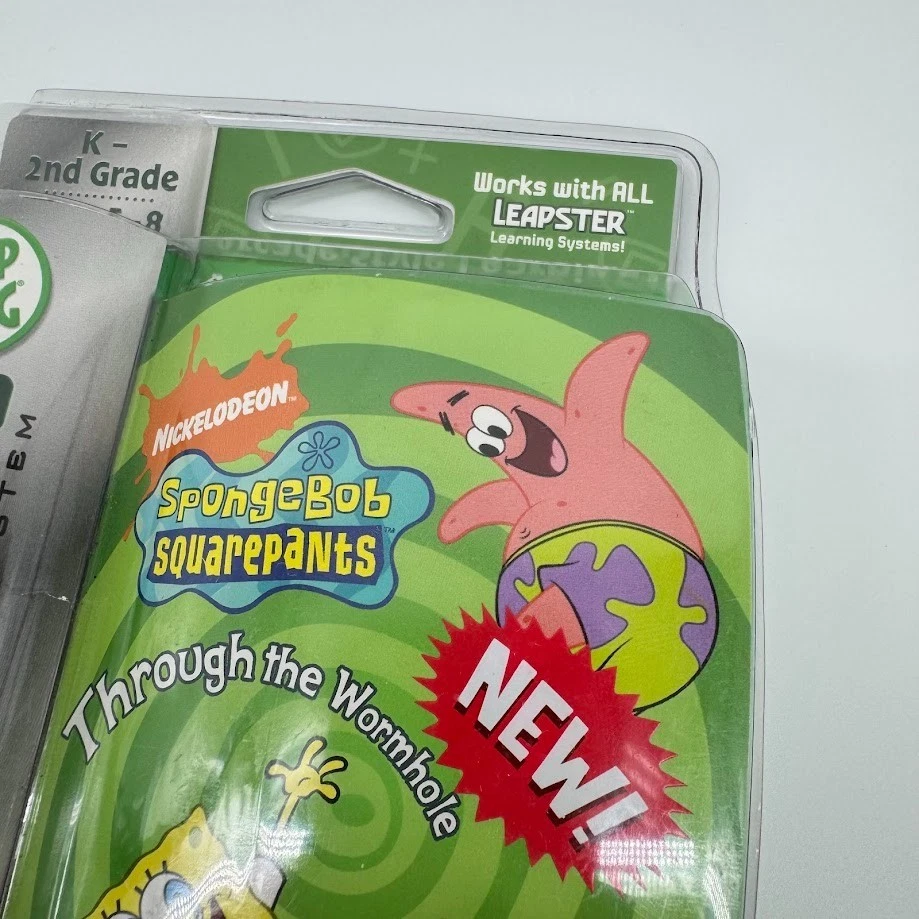 LeapFrog Leapster SpongeBob SquarePants Through the Wormhole Game - NEW/SEALED - Image 4 of 4