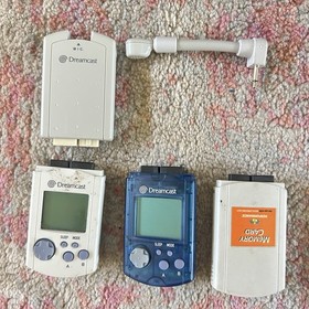 Dreamcast System & Games Bundle (Seaman, Bass Fishing, VMUs, & Two Controllers)