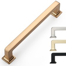 10 Pack 5Inch Champagne Bronze Cabinet Handles for Kitchen Upgrade