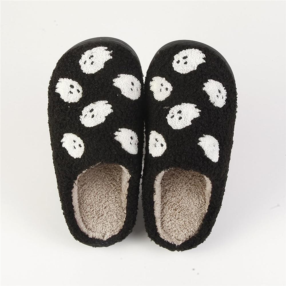 APL Morbide pantofole di Halloween in peluche per uomo e donna