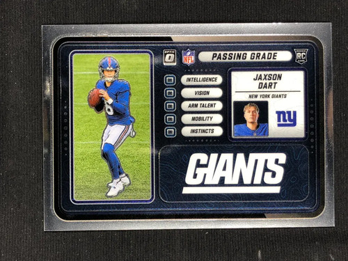 2025 Donruss Optic Jaxson Dart Base (RAW)