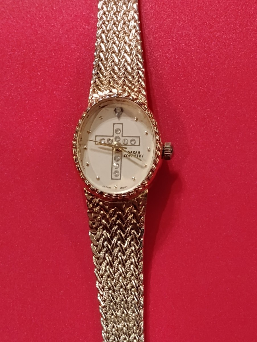 Sarah Coventry Gold Dress Watch with Classic Link Design Women main image 2