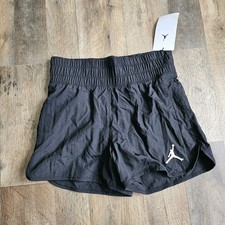 NWT Girls Jordan Jumpman High Flying Shorts Black Nylon Size Medium 45D170-023