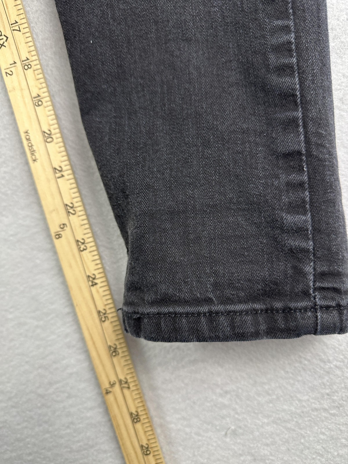 Levi's 512 Jeans Mens 32x29 Black Slim Taper Stretch Denim Pants Dark Wash thumbnail 7