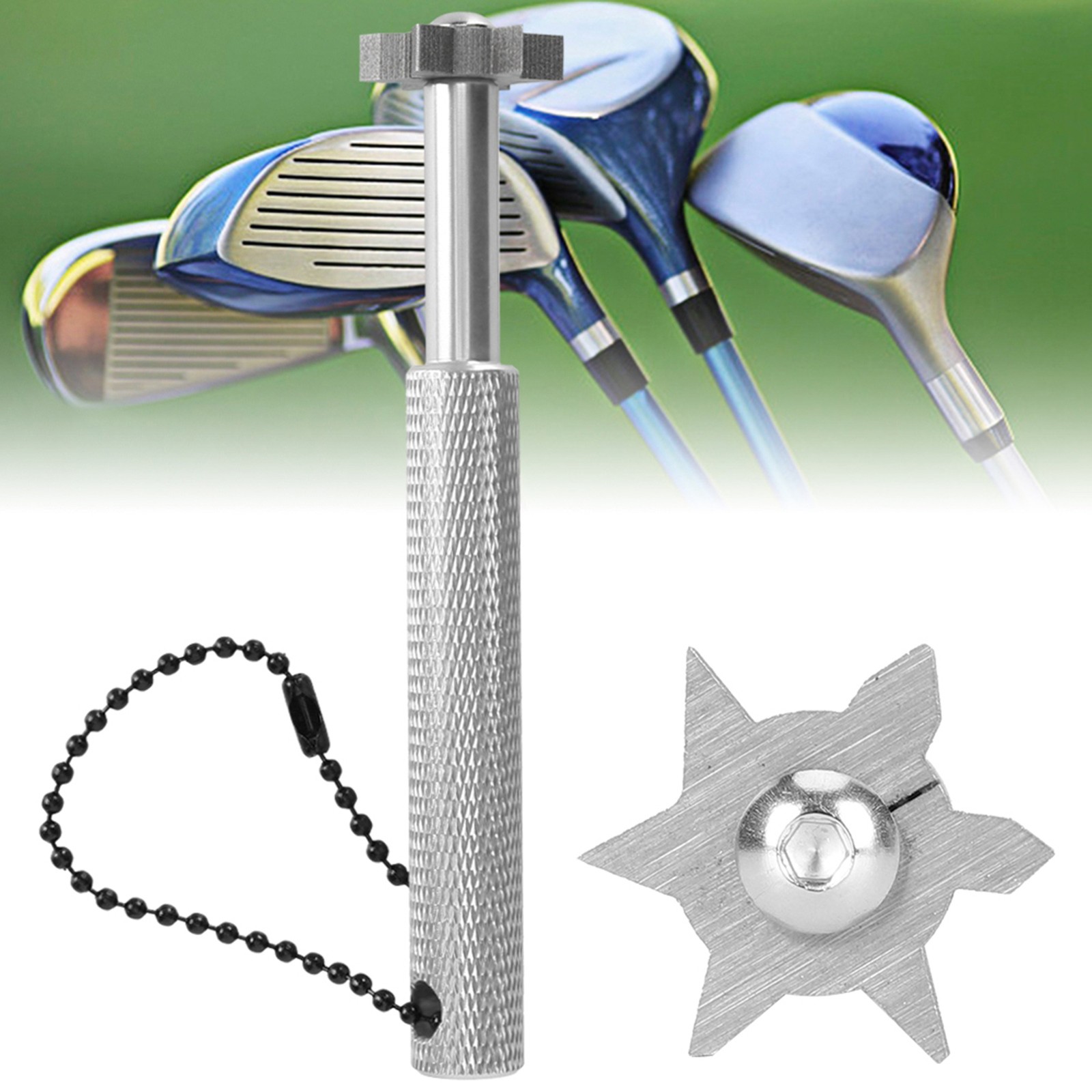 (Silver) Groove Sharpener Grooving Cleaner Accessories Cleaning Tool 3