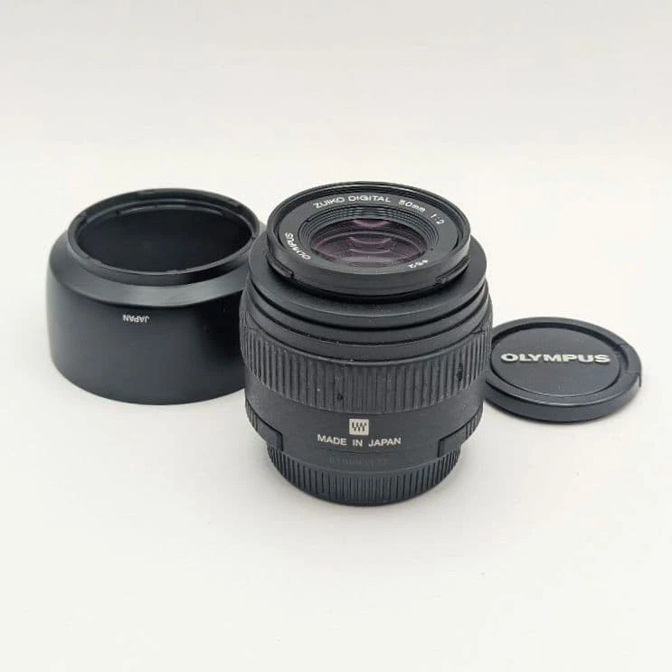 OLYMPUS ZUIKO DIGITAL ED 50mm f2 macro (Four Thirds Mount) From Japan Excellent - Image 2 of 4