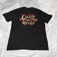 Vintage Quiksilver Logo T Shirt Mens L (Estimated) Surf Y2K Grunge Black 