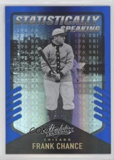 2022 Absolute Statistically Speaking Spectrum Blue 50/149 Frank Chance HOF fm0