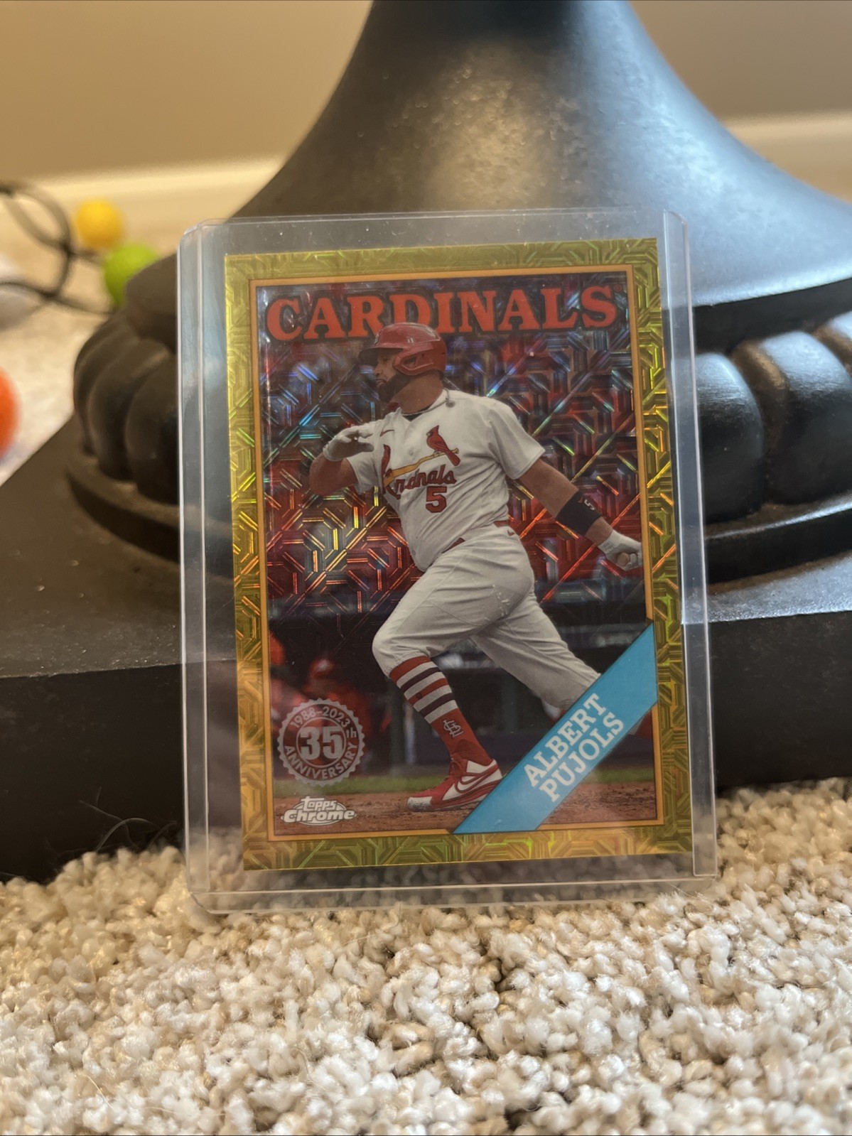2023 Topps - 1988 Topps Chrome Silver Pack Mojo Albert Pujols Gold Refractor /50