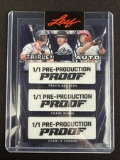 Travis Bazzana RC 1/1 2024 Leaf Metal Clear Purple Charlie Condon Chase Burns