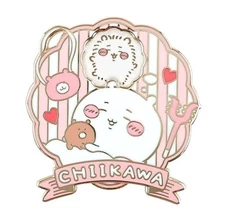 Marimocraft Chikawa Large Gimmick Pin Badge Chikawa