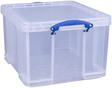 Really Useful 64 Litre Storage Box - Clear (No Lid)