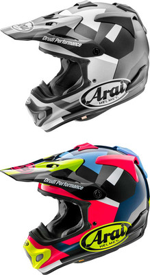 Arai VX-Pro4 Block Helmet - Motocross Dirt Bike Offroad Adult | eBay