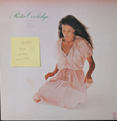 Rita Coolidge Love Me Again Vinyl Record VG+/VG AMLH64699