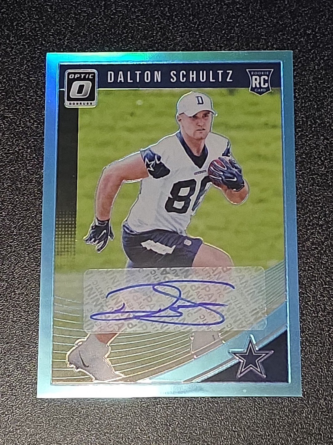 2018 Donruss Optic Dalton Schultz Blue /75 RC Auto