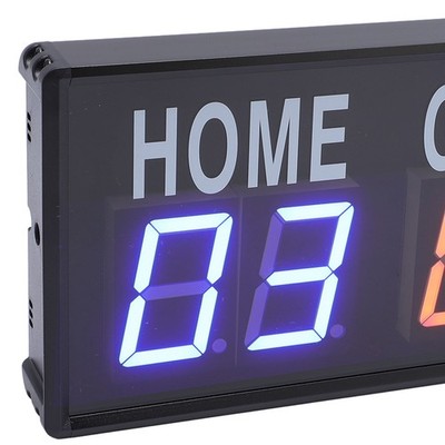 LED Portable Scoreboard For Volleyball/Badminton Game - Easy Control For Indoor/