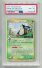 2006 POKEMON EX DRAGON FRONTIERS SNORLAX #10/101 REVERSE STAMPED HOLO PSA 8 E2