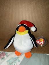 TY 1998 ZERO the CHRISTMAS PENGUIN BEANIE BABY - MINT with MINT TAGS