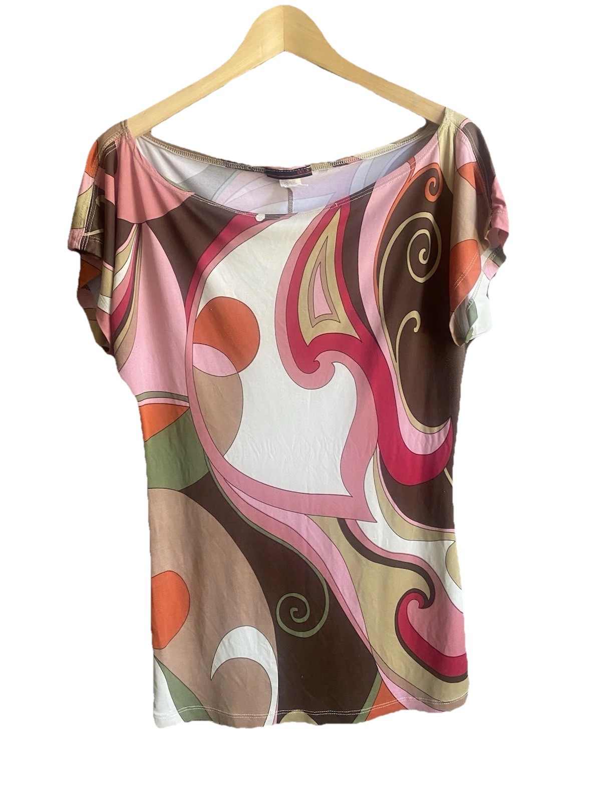 LVL  X Women’s Large Retro Artsy Top 60’s 70’s 90’s Tunic Rare & Funky