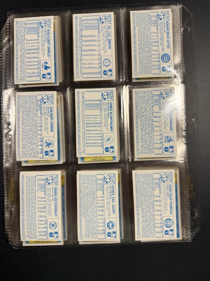 Kellogg’s 3-D Super Stars 1979 Complete Set 1-60. EX-NM. *Porter Card Cracked - Image 4 of 4