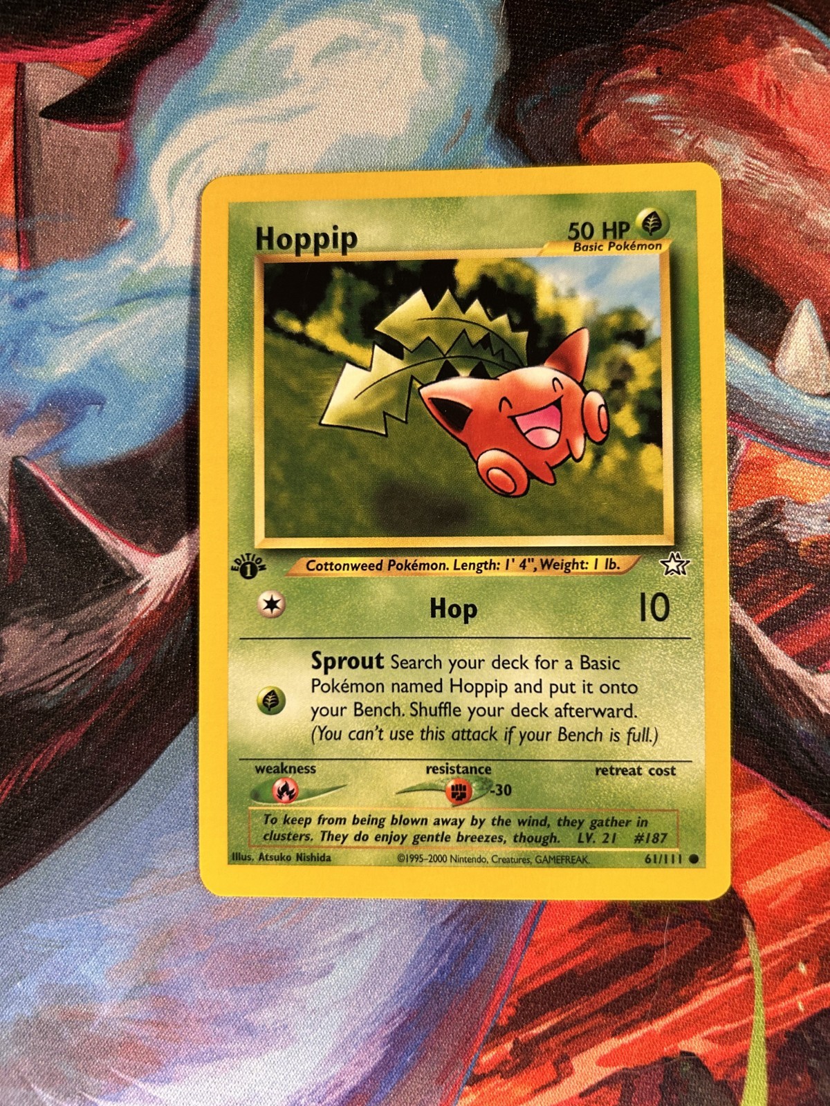 Hoppip 61/111 Neo Genesis 1st Edition-NM
