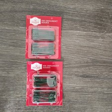 2 Christmas Tree Ornament Green Hooks 2 1/2" Inch 100ct Packs