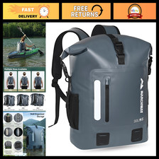 Waterproof Roll Top Backpack 20L/30L/45L, Ergonomic Dry Bag for Hiking, Camping,