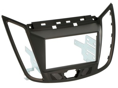 For Ford C-Max 2 DXA 2-DIN Car Radio Trim Installation Frame Black Matte