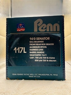 PENN SENATOR 14/0 117L BIG GAME FISHING REEL IN ORIGINAL BOX | eBay