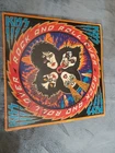 KISS Rock And Roll Over LP w/ Original MINT Sticker G+/VG/VG Hard Rock 1976 VTG