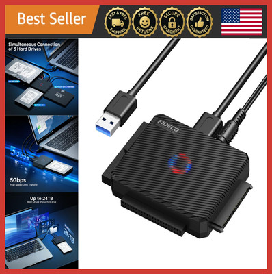 Universal SATA/IDE to USB 3.0 Adapter Cable for HDD SSD CD/DVD Drives