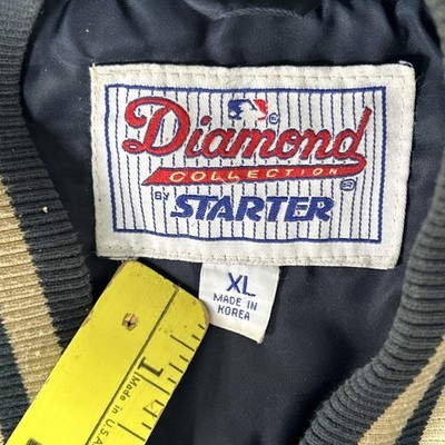 VTG Starter New York NY Yankees Diamond Collection Satin Quilted