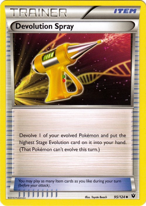 Devolution Spray - 95/124 - Uncommon - Lightly Played - XY Fates Collide